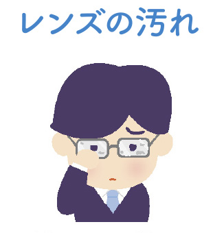 レンズの汚れ